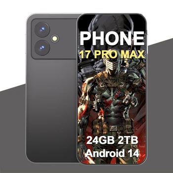 2025 Brand New Smartphone 7.3inch Global Version 24G+2TB Mobile Phone Snapdragon 8 gen3 Android14 50+108MP 4G/5G Cellphone