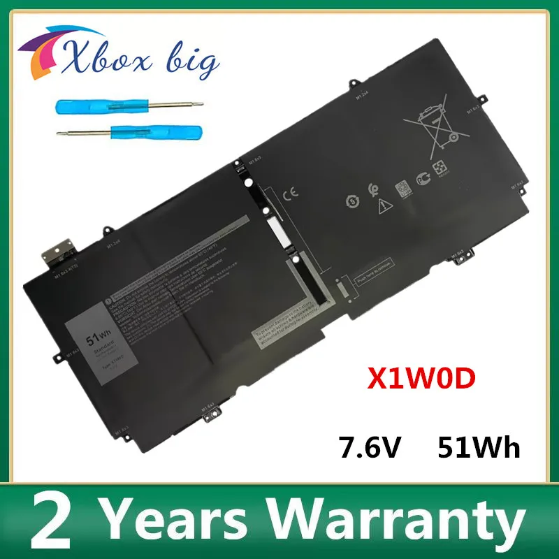 52TWH XX3T7 Laptop Battery For Dell XPS 13 7390 9310 2-IN-1 P103G001 P103G002 X1W0D 00FDRT lmdtk new y9n00 laptop battery for dell xps 13 9333 l321x l322x 12 9q33 489xn c4k9v pkh18