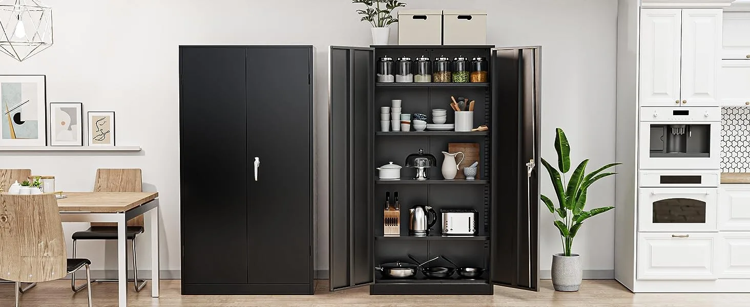 storage cabinet B088NDKCRZ large storage cabinet steel cabinet garage cabinet metal filing cabinet