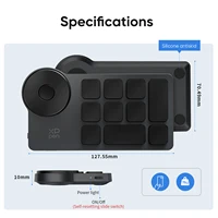 XPPen ACK05 Wireless Shortcut Remote 10 Customized Shortcut Keys Portable Bluetooth Keyboard for Windows Mac Drawing Tablet 2