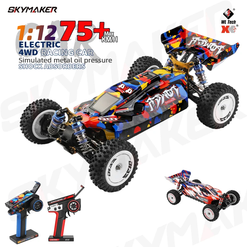WLtoys 124007 124008 1:12 V8 Remote Control RC Car Brushless