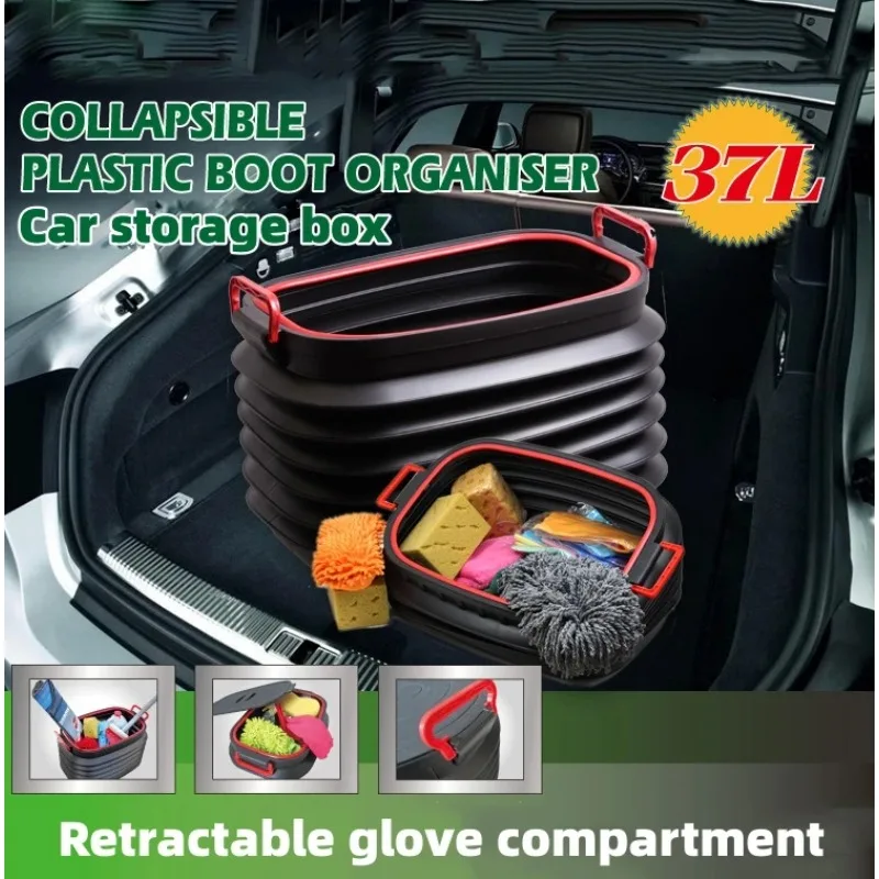 Folding Bucket for Car Interior Storage Outdoor Fishing folding bucket