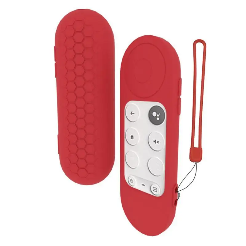 

Silicone Protective Case For Chrome Cast 2020 Remote Control | Anti Slip Texture Smart TV Washable Shockproof Cover Sleeve