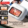 Original Thinkplus Wireless Bluetooth Earphones ANC Noise Reduction Earbuds HD Mic Call Gamer Earbuds LED Touch Screen Control 4