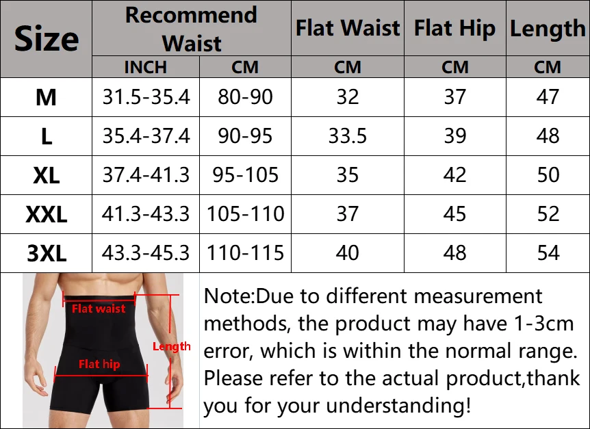 Herren Bauchkontroll-Shorts Körperformer Kompression Hohe Taille Trainer Bauchweg-Shaper Schlankheits-Shapewear Boxer Unterwäsche Fajas Hose – Detail 1