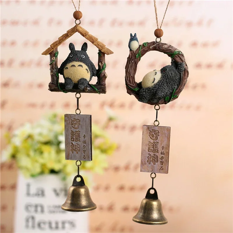 Cartoon Totoro Wind Chimes Gift Ornament Decoration Home Wind Spinner Home Decor outdoor wind chimes solar wind spinner