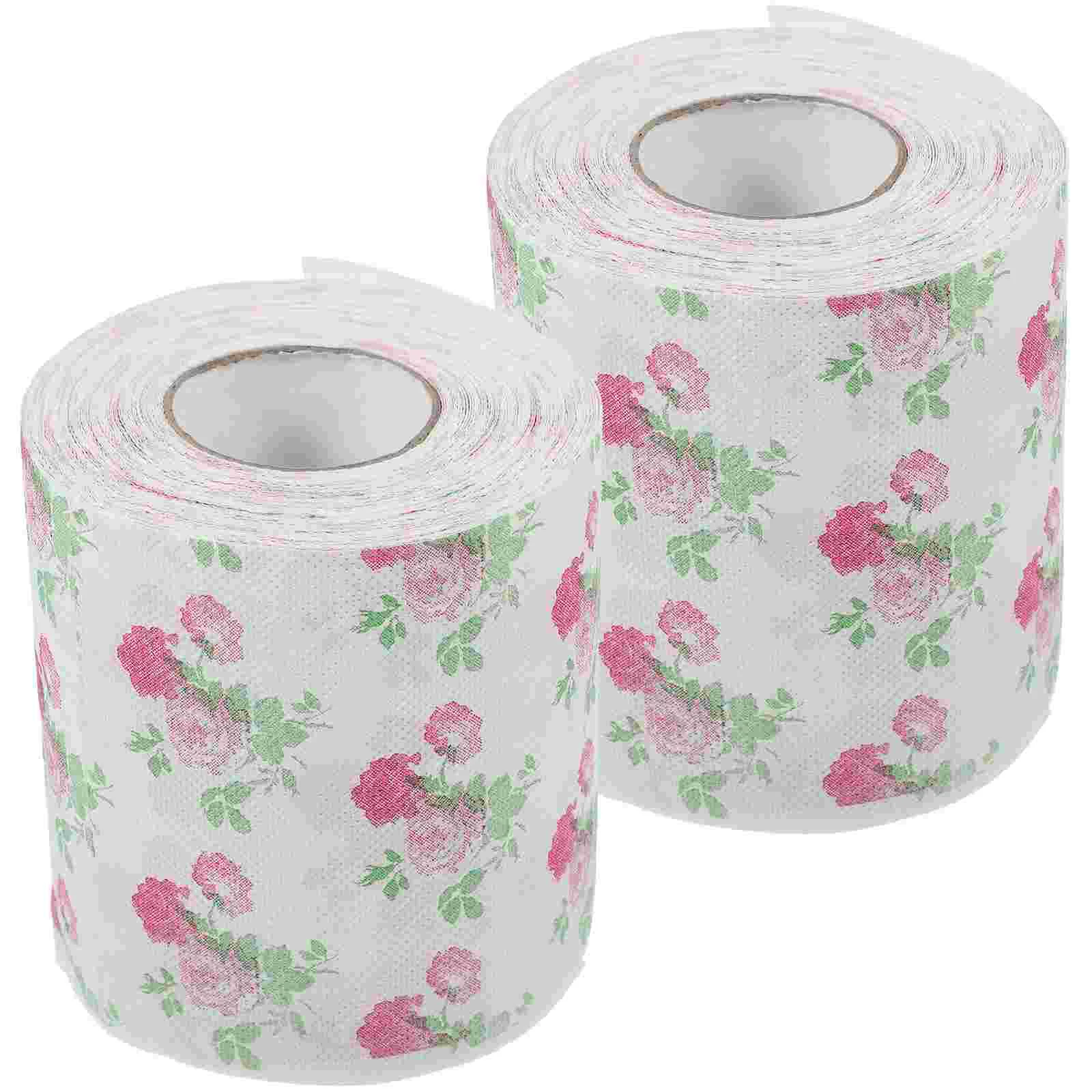 

2 Rolls Paper Towels Bulk Colored Toilet Paper Paper Towels Bulkative Soft Tissue Kitchen Napkin for Bathroom