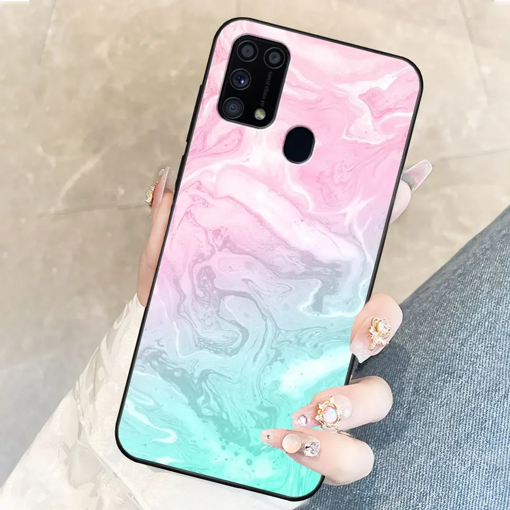 Stylish TPU Soft Silicone Phone Case - Cute Back Cover for Samsung Galaxy M Series