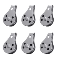Stainless Steel Heavy Duty Steel Single Wheel Swivel Lifting Rope Pulley Block Exercise Equipment Handling Tools 2