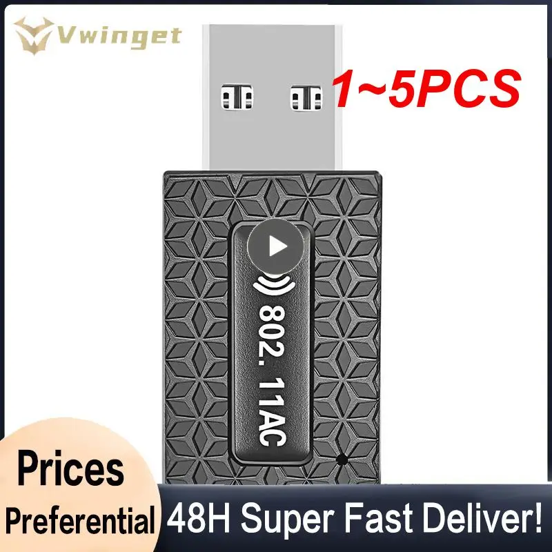 

1~5PCS Wifi USB Wifi Adapter 5Ghz fi USB Adapter 1200Mbps -fi Adapter Dual Band USB 3.0 Ethernet 2.4G 5G Wifi Antenna