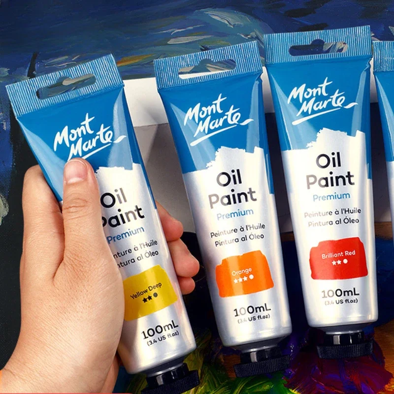100ml Tube Professional oil paint Heavy Color Texture Sense Painting Material Canvas Pigments Art Supplies for Artist