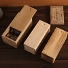 Bamboo Box Creative Desktop Organizer Wooden Storage Box Poker Case Box Cookies Storage Holder Gift Table Decorations 3
