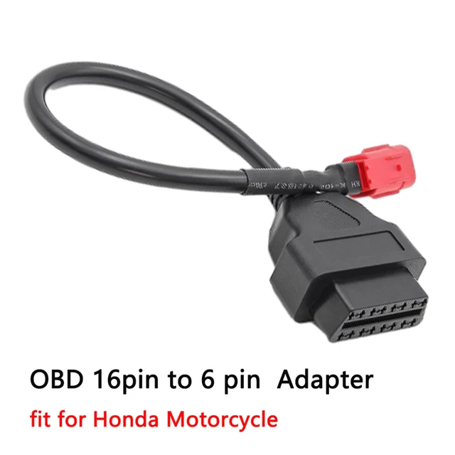 Cavo Adattatore OBD2 A 4 Pin - Per Diagnosi Moto, Compatibile Con Modelli K-Line
