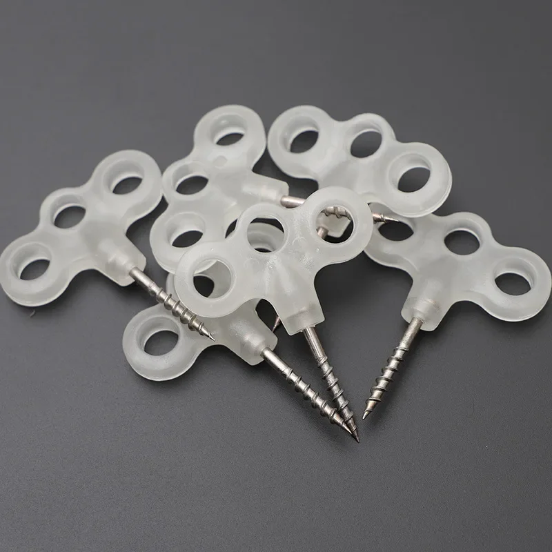 5/10/20pcs Hiking Camping Ground Pin Tent Nail Luminous Pegs Screw Spike Hook Rope Buckle Travel Outdoor Equipment Accessories with camping tent accessories camping tent fasteners tent pegs tent hooks camping rope buckle camping cord buckles