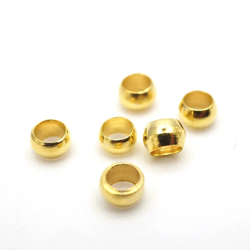500 Stück 1,5–4 mm lose Distanzperlen, Klemme, Endstopper, Abstandsperlen, Crimpzubehör für DIY-Halsketten-Schmuckherstellung – Detail 9