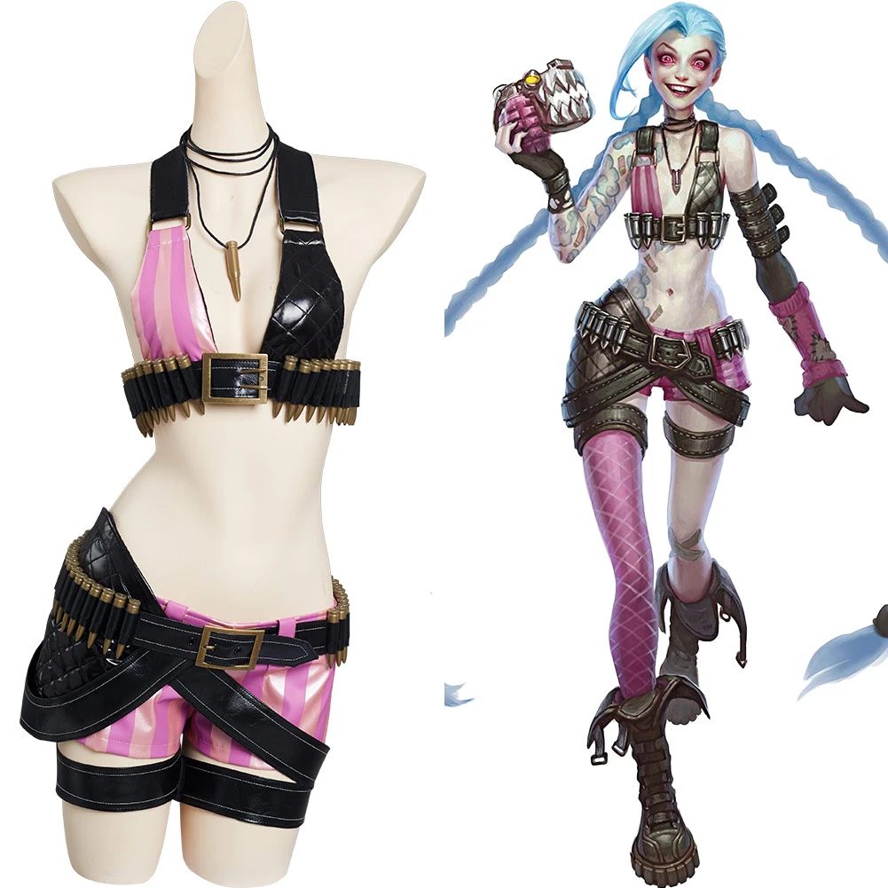 Arriba 43+ imagen jinx lol outfit