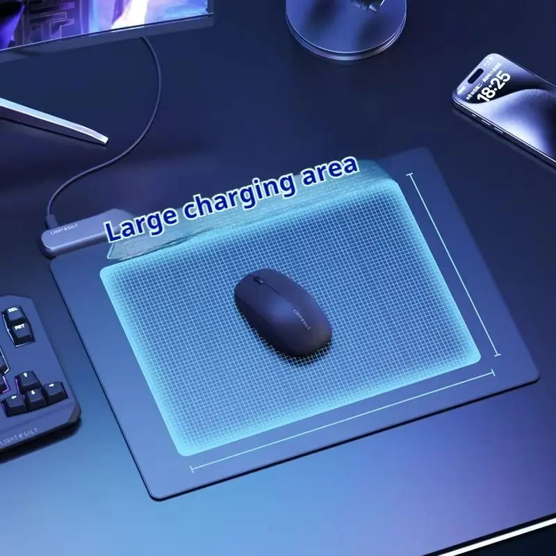 Compatible With Logitech Mouse Wireless Charging Mouse Pad Powerplay Alternative 2x Charging Area