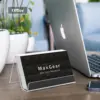 Transparent Card Display Stand Acrylic Business Card Storage Office Supplies Desktop Business Card Holder Storage Note Holder 3