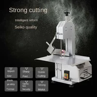 J120 Bone Cutting Machine Bone Sawing Machine Frozen Meat Cutter Commercial Cut Trotter/Ribs/Fish/Meat/Beef Machine 220V 2