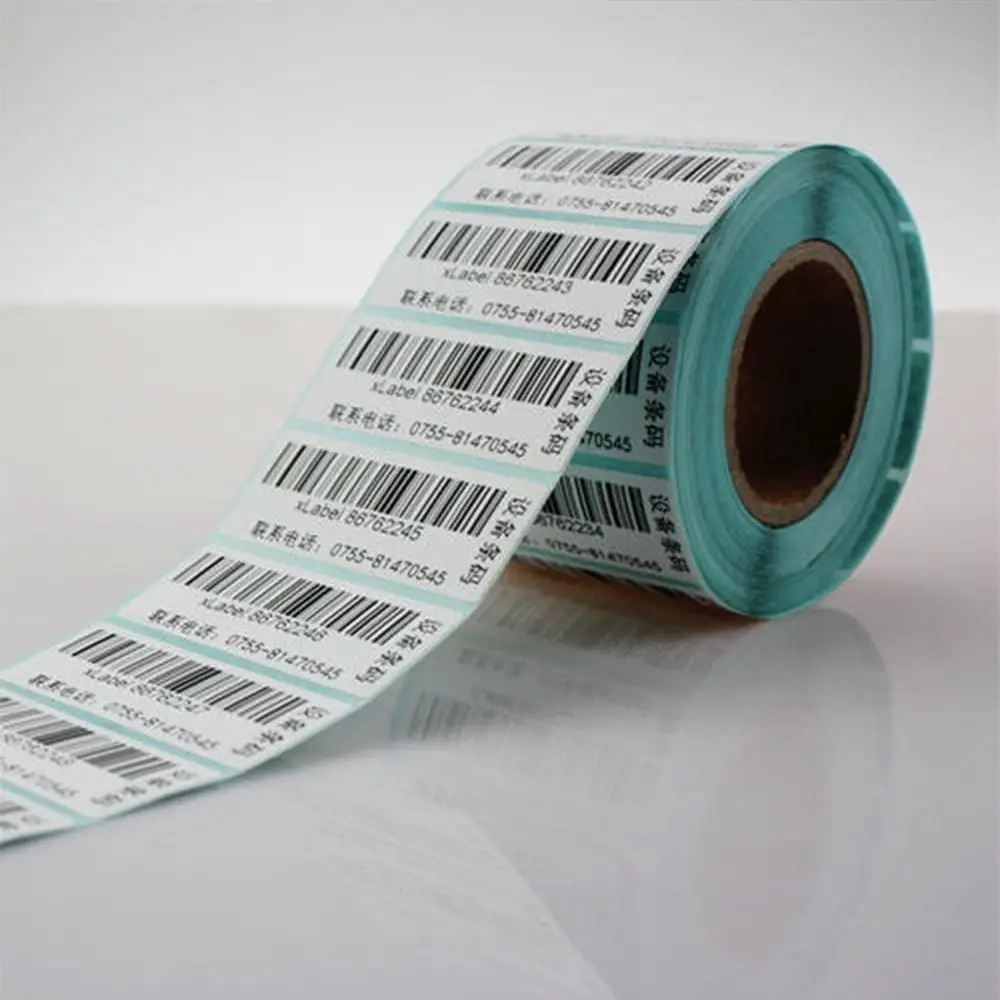 1000pcs/Roll Adhesive Thermal Label Sticker Paper Supermarket Price Blank Label Waterproof