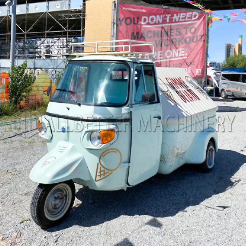 Piaggio Ape 50 Electric Tricycle Tuk Tuk Hot Dog Cart for Sale - China Food  Truck, Tuk Tuk