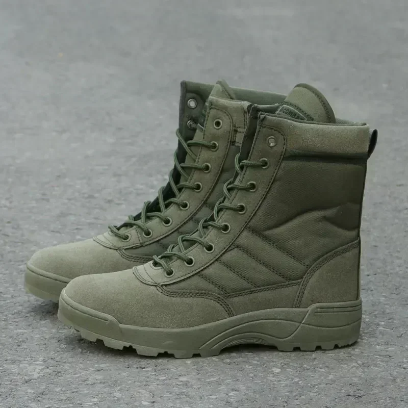 Men Boots Safety Shoes Military Outdoor Work Boots Steel Toe Shoes Winter Puncture-Proof Work Boots For Men 4