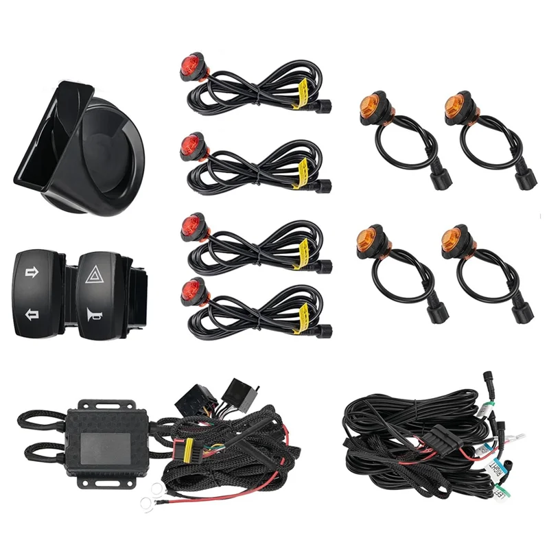ATV UTV 회전 신호 키트 범용 거리 법적 키트 Forpolaris RZR PRO XP / XP 1000 / XP 4 1000 Forcan-Am Outlander 800R Max Gen2
