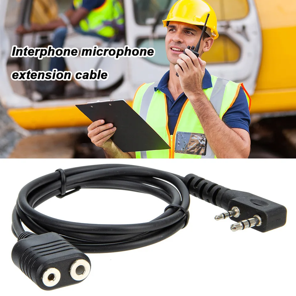 K Type 2 Pin Headset to 3.5mm Audio Cable
