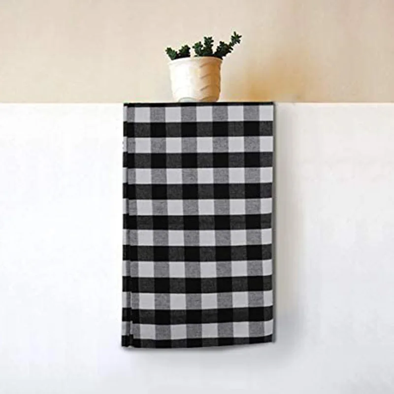 Plaid Checked Cotton Blended Dinner Table Cloth Napkins Placemats Tea  Towels Set of 12 (40 x 30 cm) For Events & Home Use - AliExpress