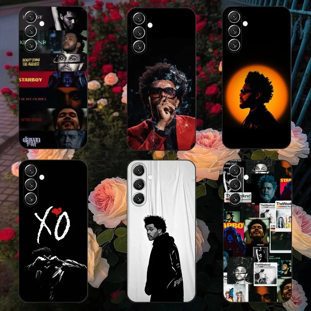 W-Weeknd Soft Black Phone Case - Sleek and Stylish Protection