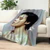Blanket Flannel singer warm comfort  soft plush blanket for J-Jimin sofa idol living room Kpop office bedroom travel gift 1