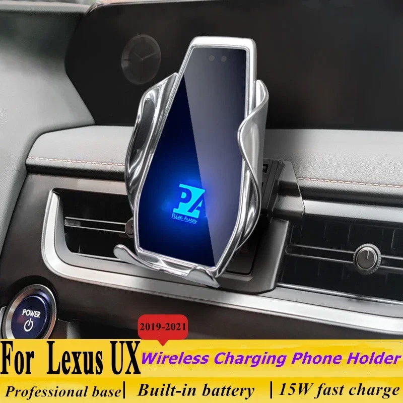 

Беспроводное зарядное устройство для Lexus с держателем для планшетов GPS, вращение на 2019 градусов, 2021-360 гг.