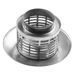 Stainles Steel Chimney Cap Exterior Wall Fresh Air Outlet Roof Pipe Exhaust Hood Smoke Exhaust Hood Chimneys Exhaust Hood