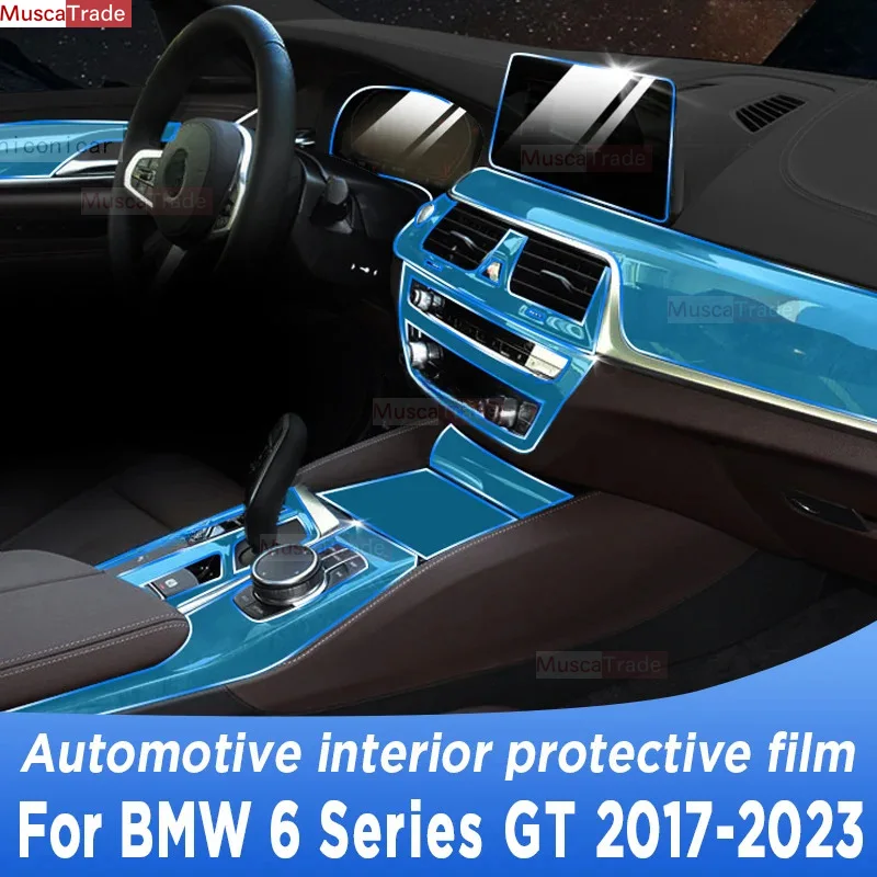 

Для BMW 6 серии GT 2017-2022 2023 панельная коробка передач навигация автомобильный интерьер защитная пленка ТПУ наклейка против царапин