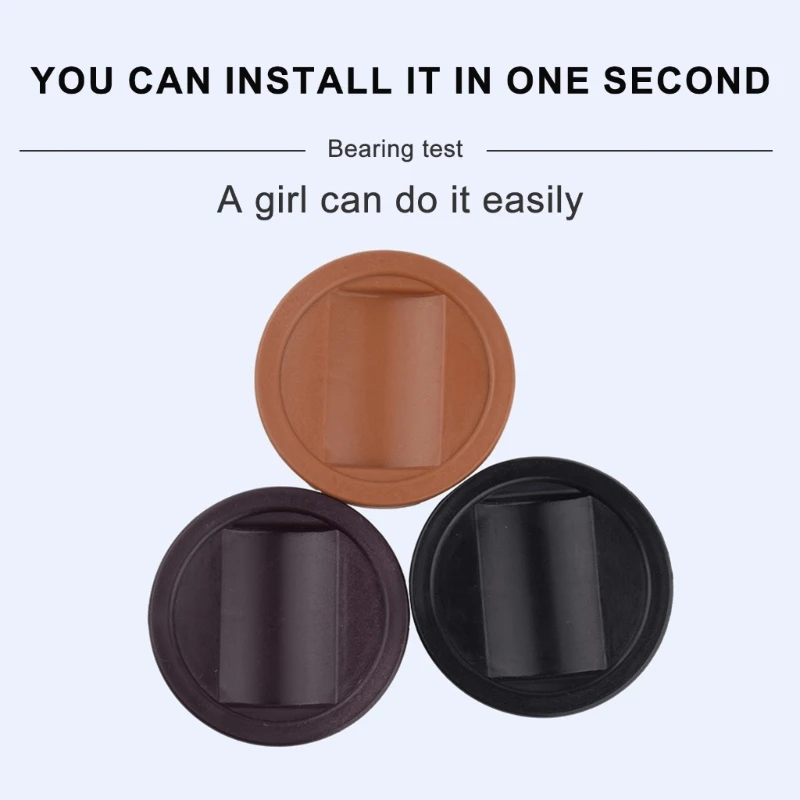 4Pcs Furniture Wheel Stopper Nonslip Caster Cups Rubber Bed Frame Stopper
