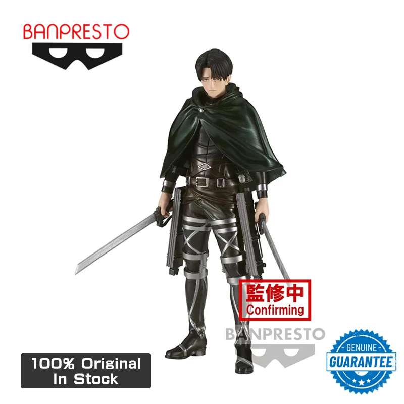 

Original Genuine Banpresto 16CM Attack on Titan Anime Levi Ackerman 10th Anniversary Collectible Action Figure Model Toy Gift