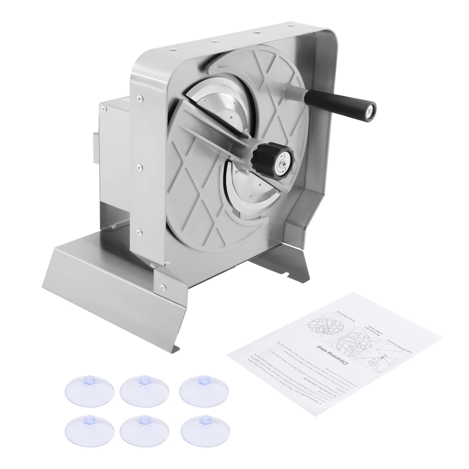 Manuelle Gemüse Obst Slicer Dicke Einstellbar Manuelle Kommerzielle Slicer Maschine Edelstahl Lebensmittel Cutter Schneiden Maschine – Detail 19