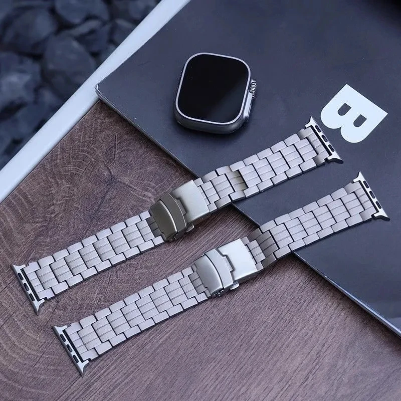 Titanium Alloy Strap for Apple Watch Ultra2 / Ultra 49mm 44mm 42mm 40mm 45mm,Watchband for IWatch9 8 7 6 SE 5 4 3 2 1