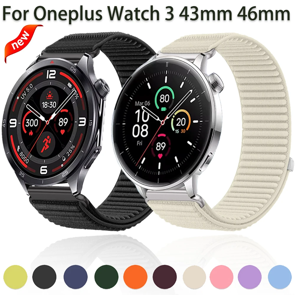 Wave Nylon Strap, 18mm 22mm Sport Wristband in Multiple Sizes