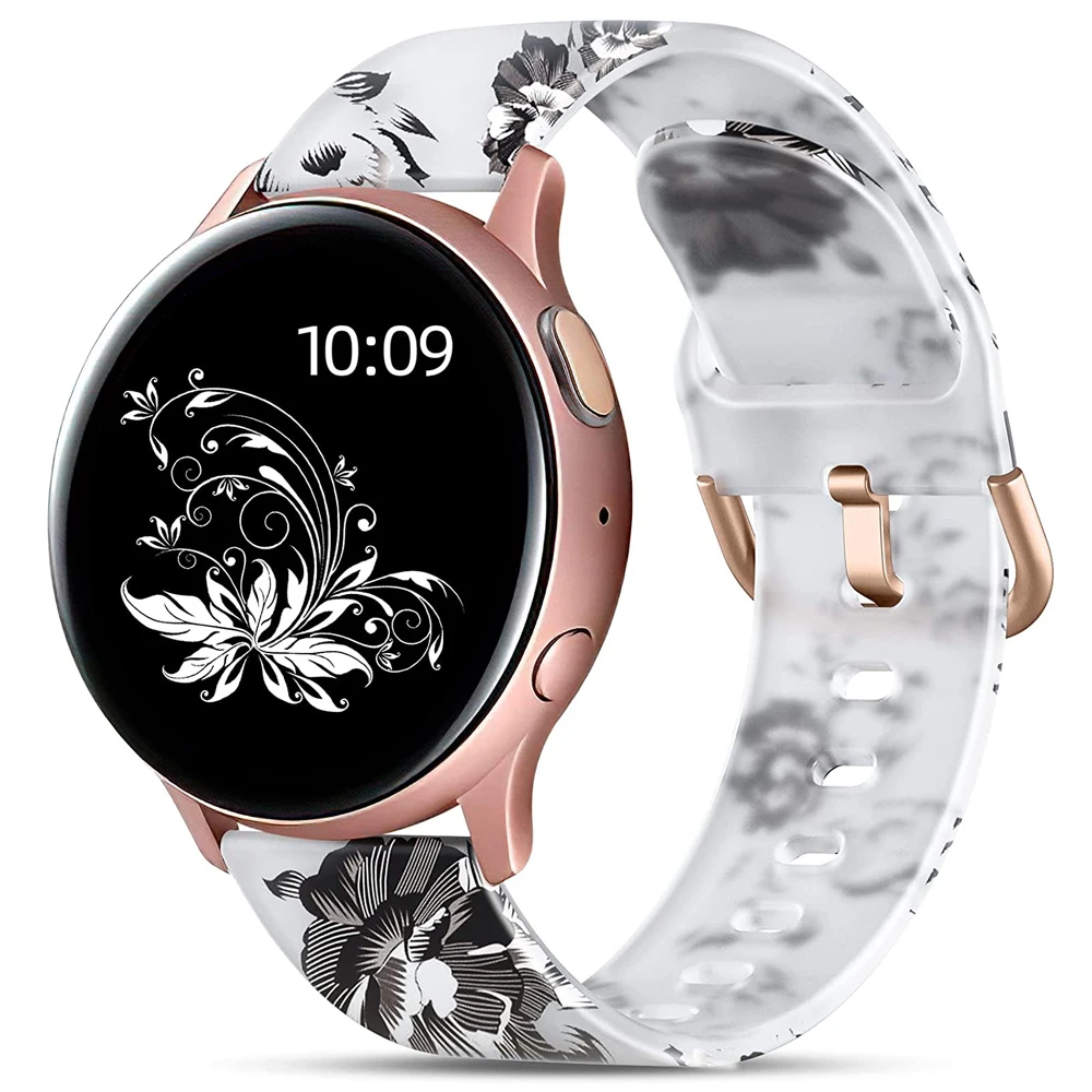 Transparent 20mm Soft Silicone Bracelet Strap