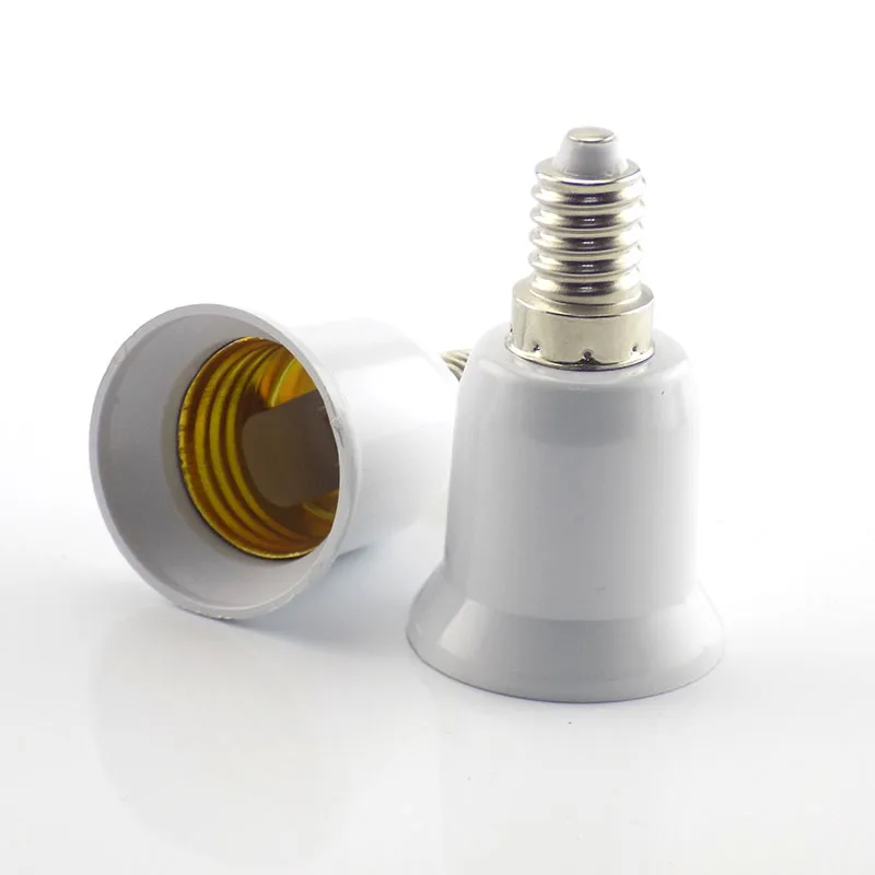 1PCS E14 to E27 Lamp Holder Converter 220V Fireproof Socket Base Converters Light Bulb Adapter Conversion Lighting Accessories lamp holder converter lamp socket adapter lamp bulb socket adapter