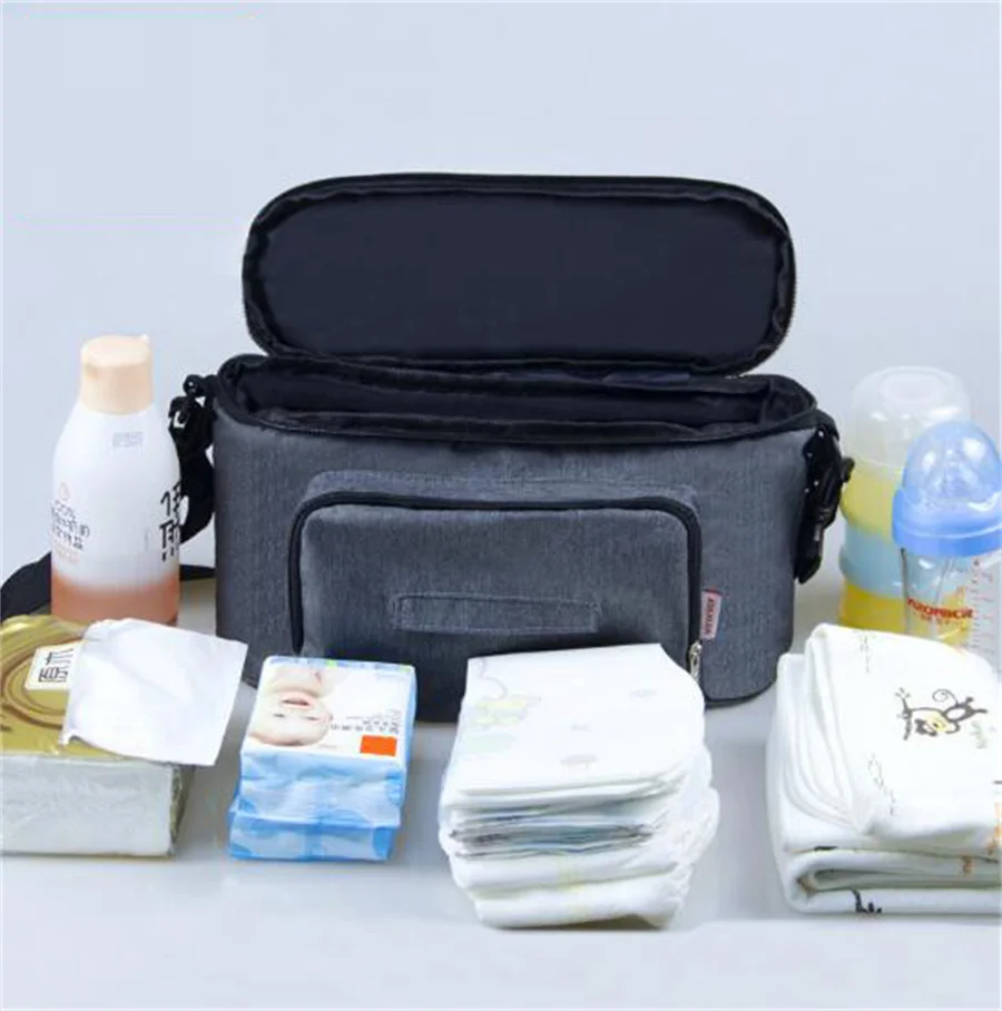 Description Picture 6 of itemBaby Stroller Organizer Diaper Bag Mummy Bag Large Capacity Mommy Travel Hanging Carriage Pram Stroller Storage Accessories