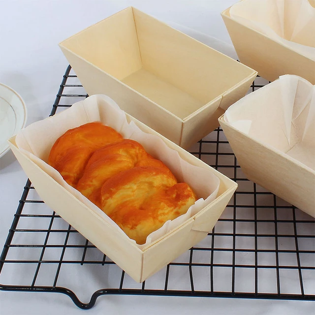 2 Pcs bread loaf pan metal baking pan cheesecake pan Bread Tray