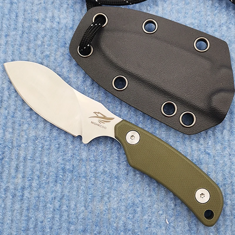 Small Survival Knife Sharp Full Tang Fixed Blade Knife With K Sheath