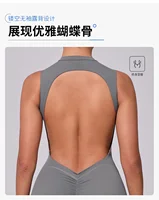 Women's High Elasticity Sports Jumpsuit Yoga Set Fitness Combination Lift Buttocks Bare Back Gym Sexy Romper for Active Women - Image 4