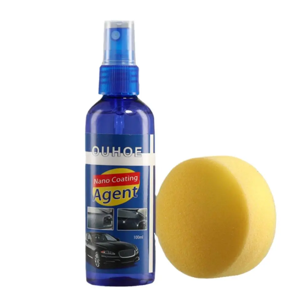 Car Nano Coating Agent for All Plastic Leather Parts Dust Remover Car Polish Cleaning Spray Interior Cleaning Tools