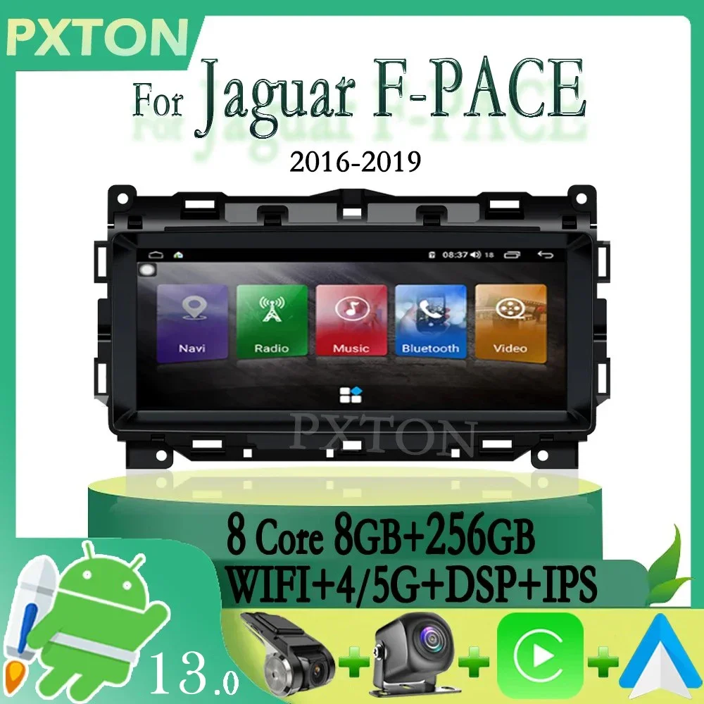 

Android 12 is Used in the 2016-2018 FOR Jaguar XE/ F-PACE / XFL and XJL GPS Navigation Car Multimedia Player Carplay 2DIN