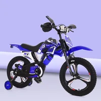Vélo de marcheur confortable et sûr pour enfants, vélo de moto de Simulation de 12/14/16 pouces pour l'entraînement à l'équitation précoce des enfants 6