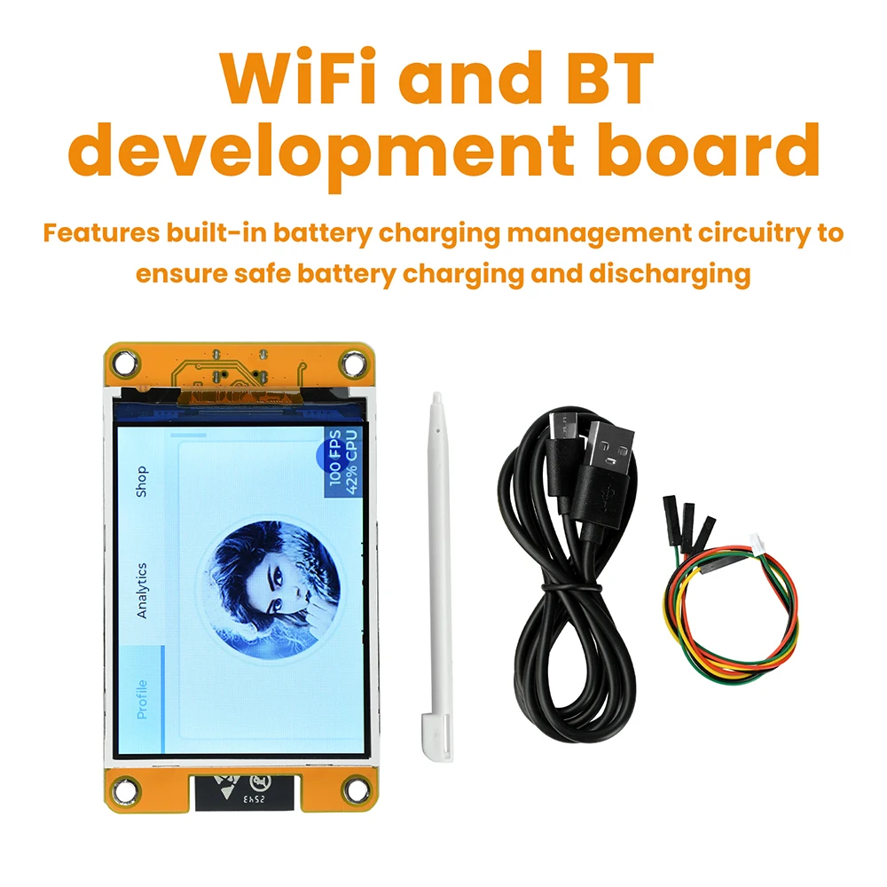 รูปสินค้า โมดูลจอสัมผัส TFT ESP32 หลากหลายขนาด 2.8-4 นิ้ว