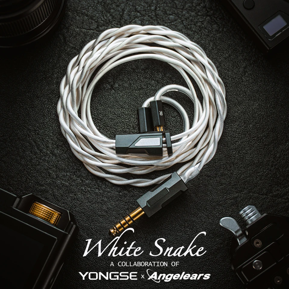Angelears X Yongse WhiteSnake Edition スターリングシルバー + 銀